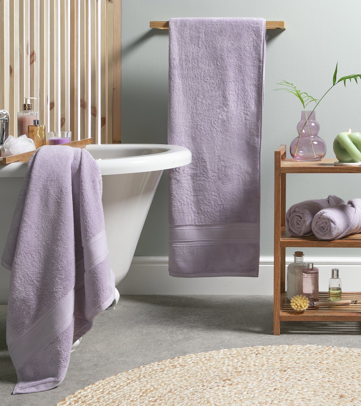 Boho Floral Hand Towel Set - 16x27.5 Inch Soft Absorbent Kitchen & Bath Towels