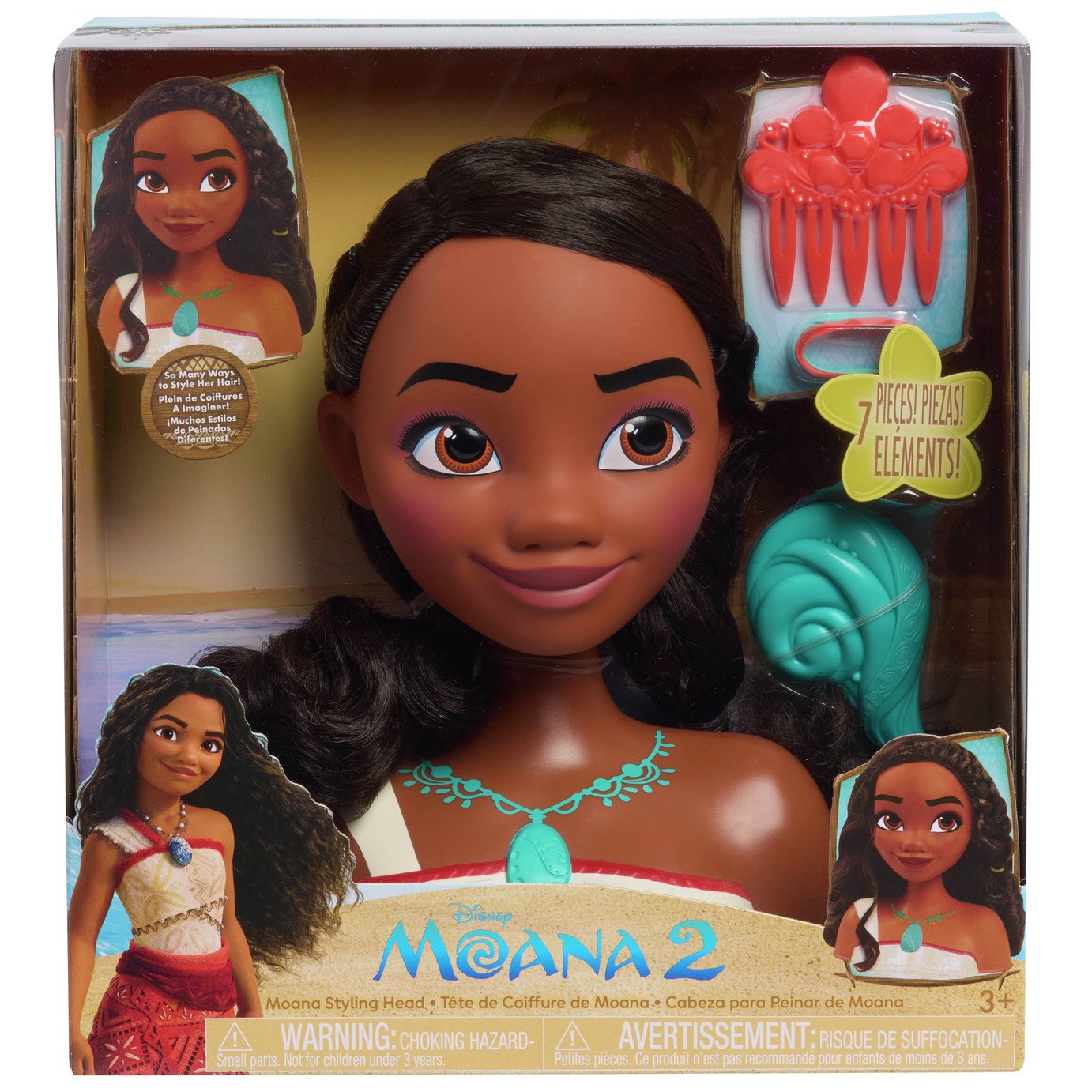 Disney Princess Moana Styling Head