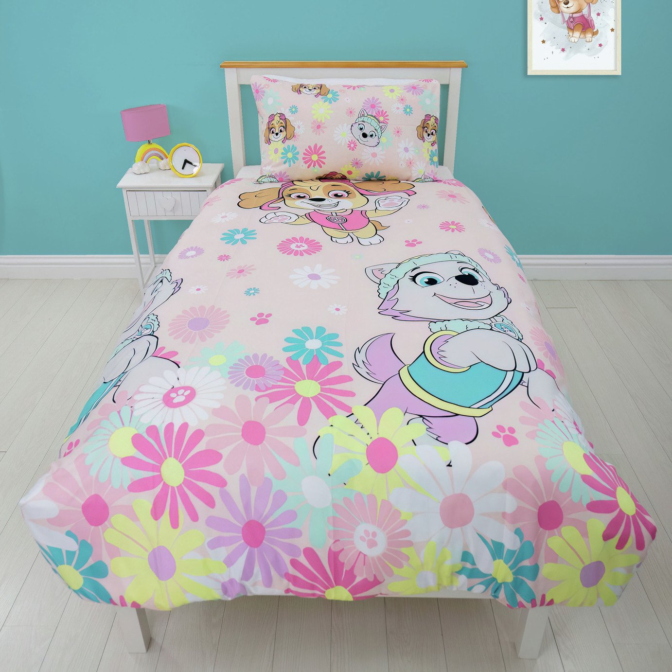Paw Patrol Pink Kids Bedding Set - Single