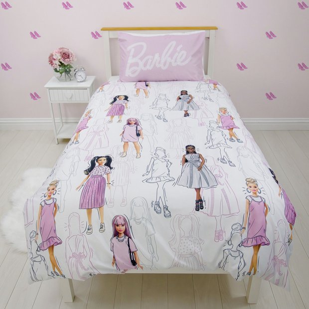 Barbie bedding best sale