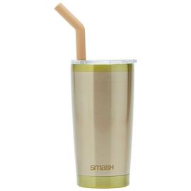 Smash Dusky Pink Stainless Steel Travel Smoothie Cup - 540ml