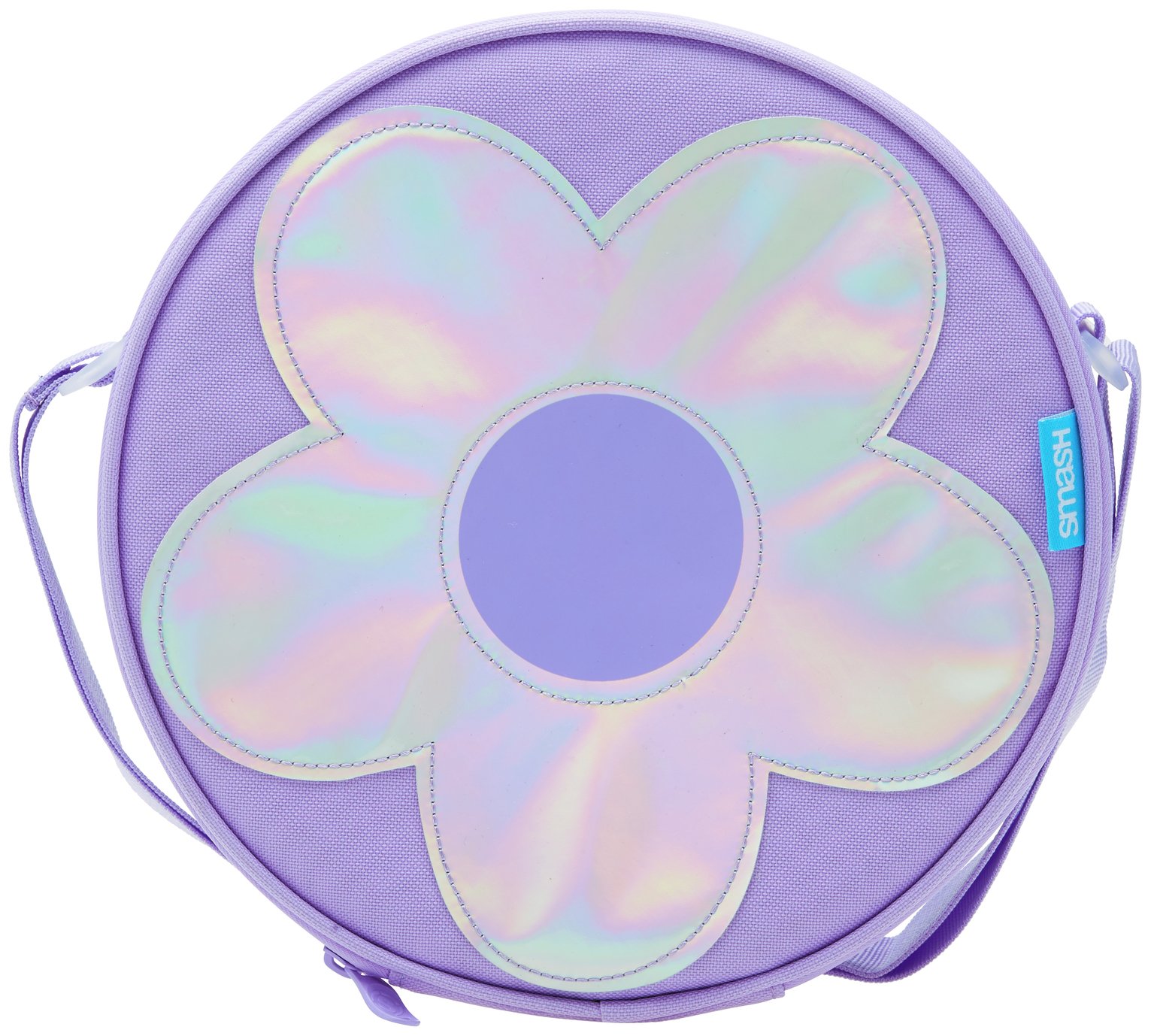 Smash Daisy Purple and Irridescent Lunch Bag