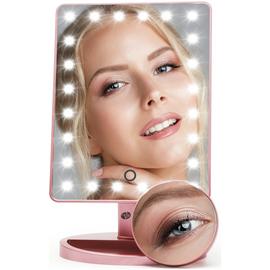 Rio Touch Dimmable Cosmetic Mirror-Rosegold
