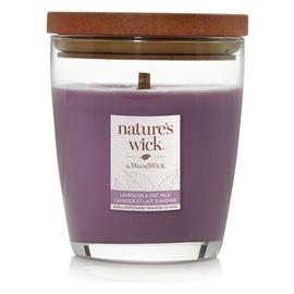 Nature's Wick Medium Jar Candle - Lavender & Oat Milk