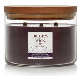 Natures Wick Large Multi Wick Candle - Wildberry & Jasmine