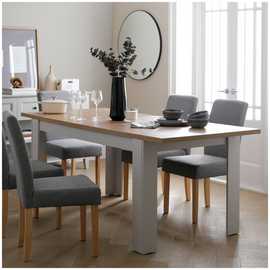 Argos Home Preston Extending Dining Table - Grey & Oak