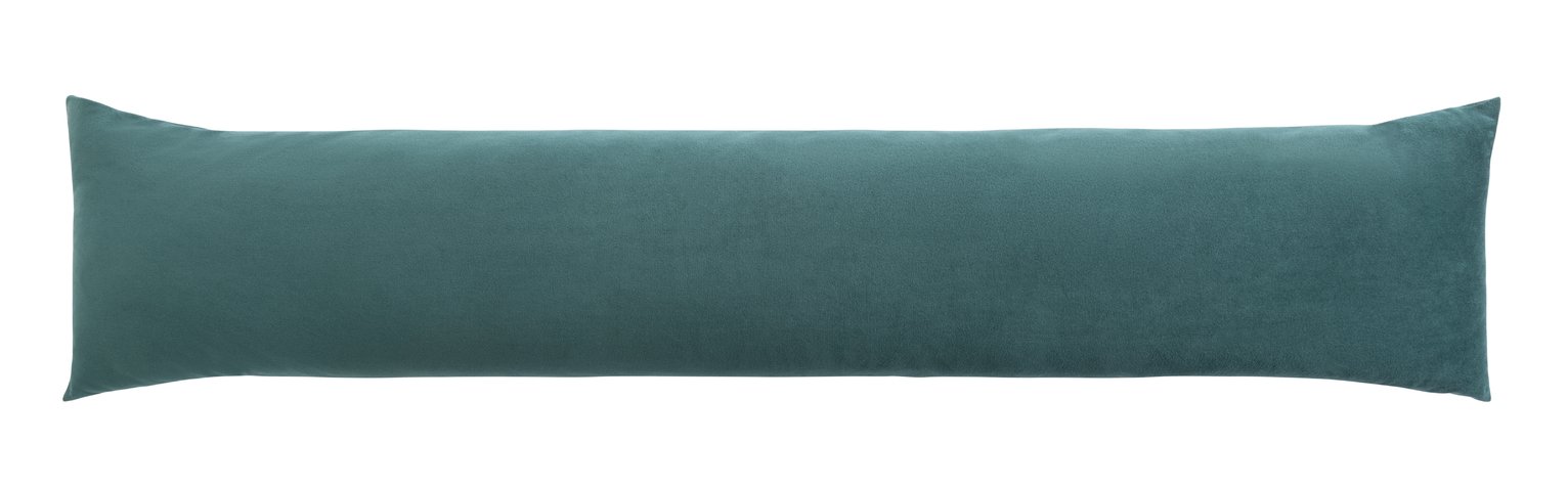 Habitat Velour Draught Excluder - Green