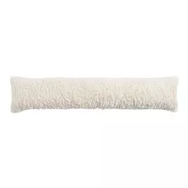 Habitat Faux Shearling Draught Excluder - Oatmeal