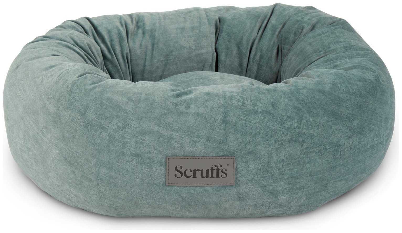Scruffs Oslo Doughnut Teal Blue Dog Bed 