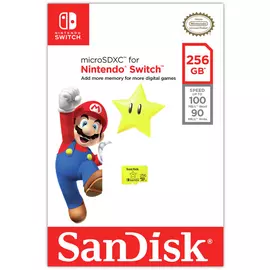 SanDisk 100MBs MicroSDXC Card for Nintendo Switch - 256GB