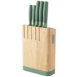 BergHOFF Leo Forest 6 Piece Knife Block Set - Green