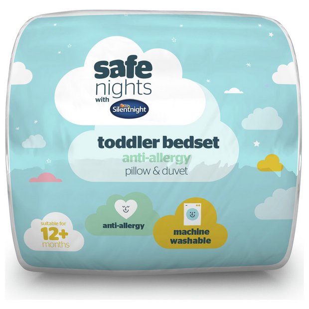 Children Anti Allergy Duvet Quilt 120x90 & Pillow Baby Cot Bedding Set 7.5 Tog 