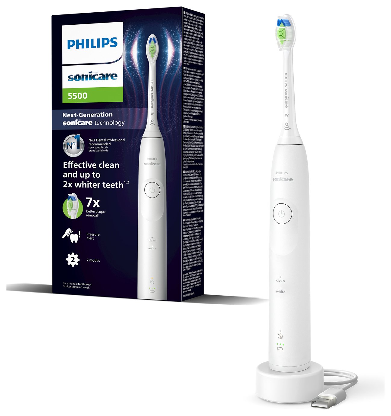 Philips Sonicare Series 5500 Electric Toothbrush -  White