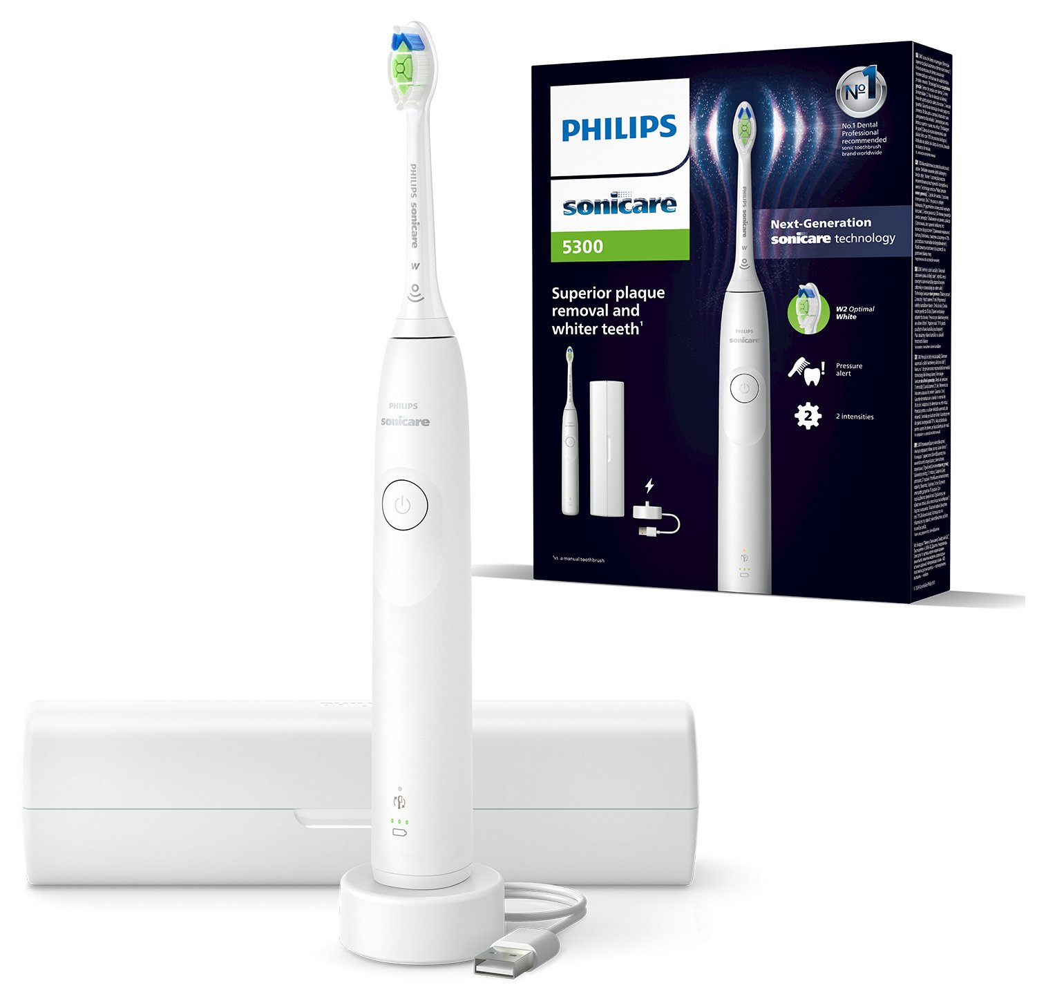 Philips Sonicare Series 5300 Electric Toothbrush - White