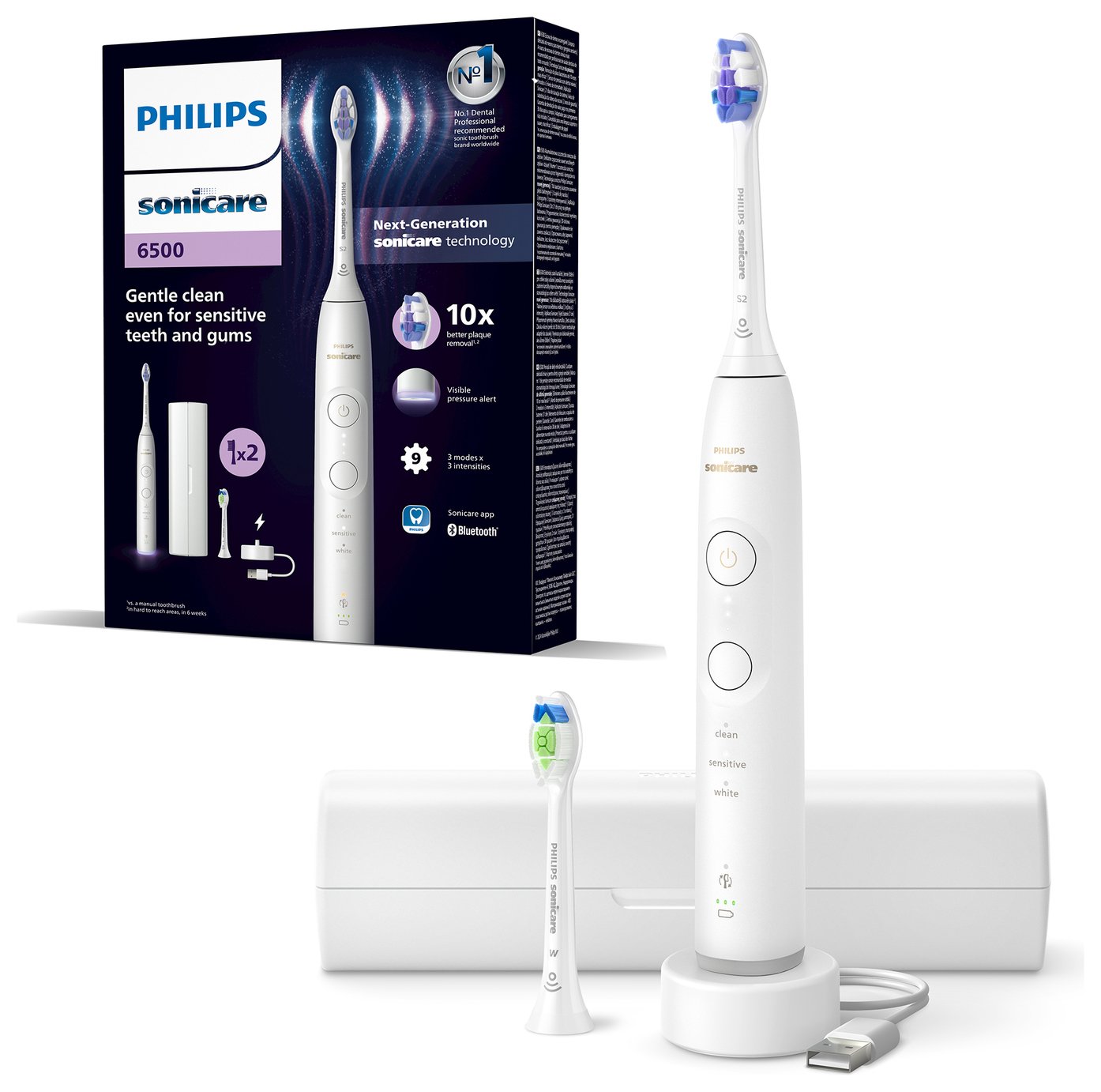 Philips Sonicare Series 6500 Electric Toothbrush - White