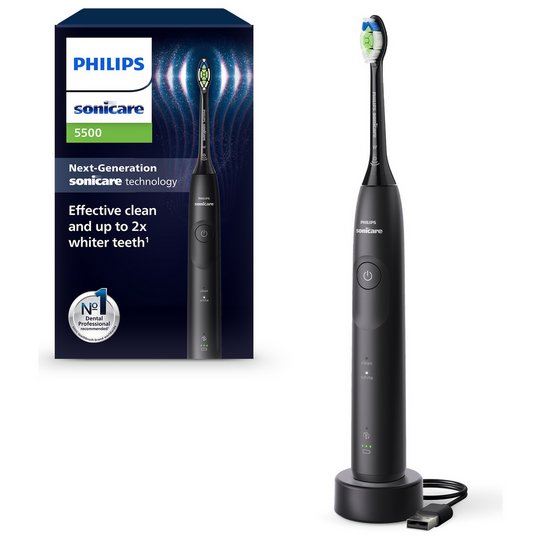 Philips Sonicare Series 5500 Electric Toothbrush - Black