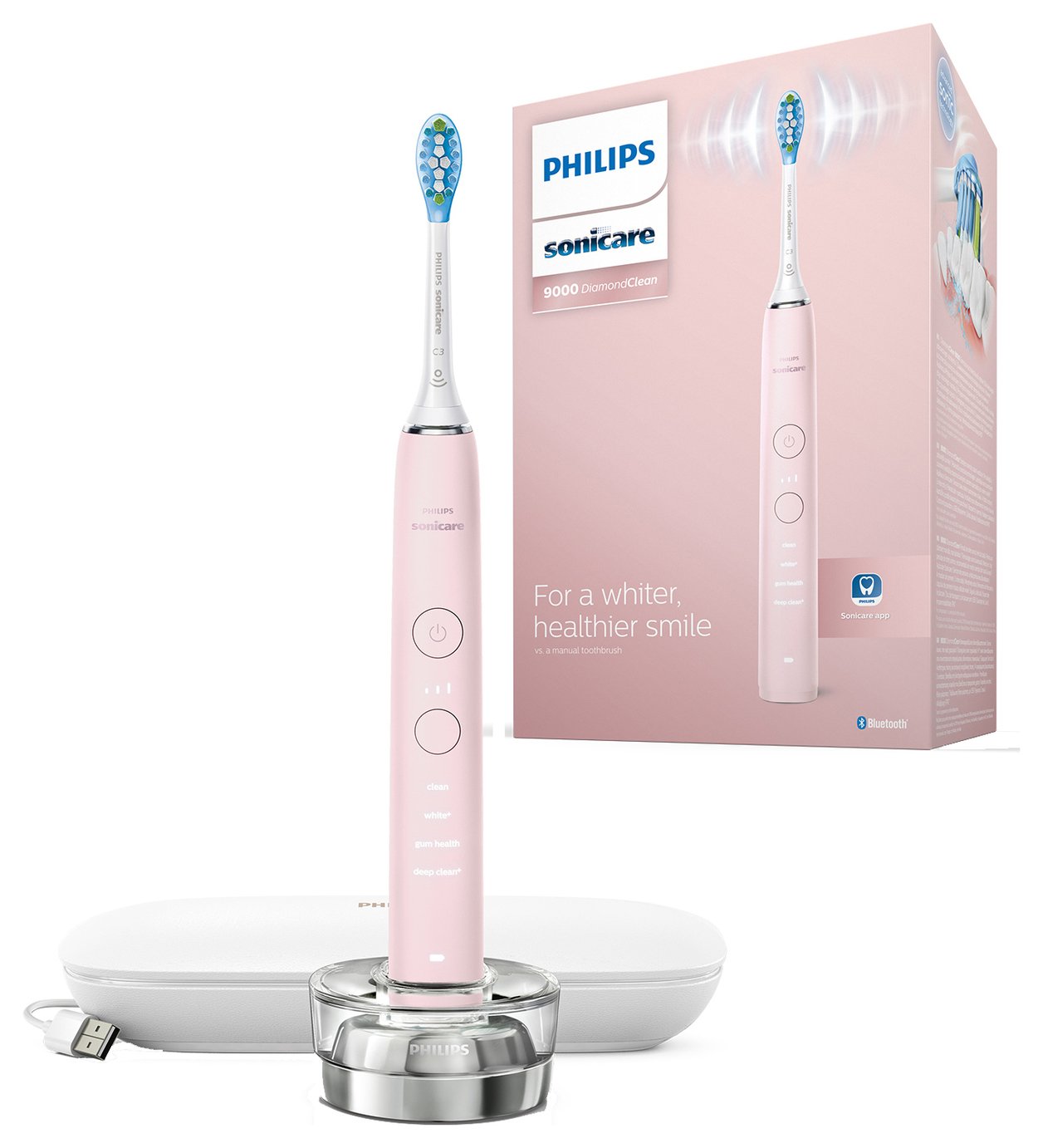 Philips Sonicare Series 9000 Electric Toothbrush - Pink