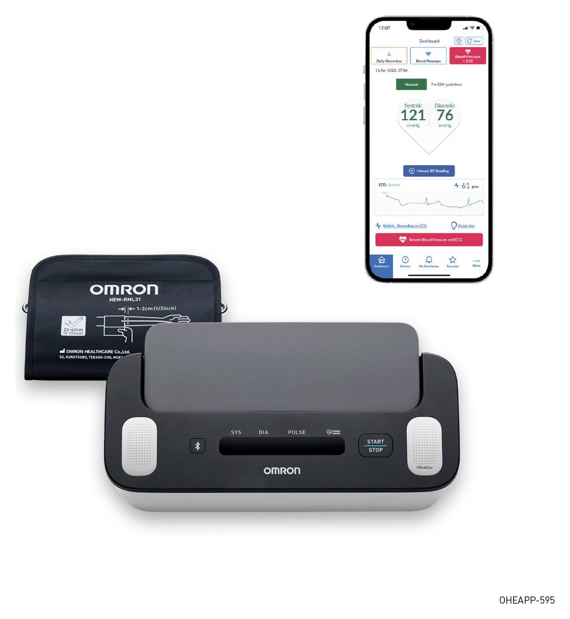 Omron Complete BPM and ECG in One Machine