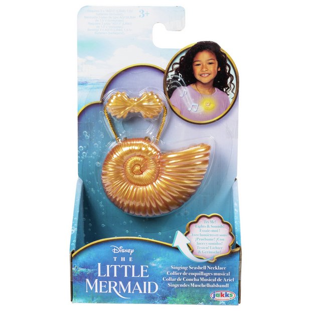 Buy The Little Mermaid Live Action Singing Seashell Necklace, Jewellery  and fashion toys