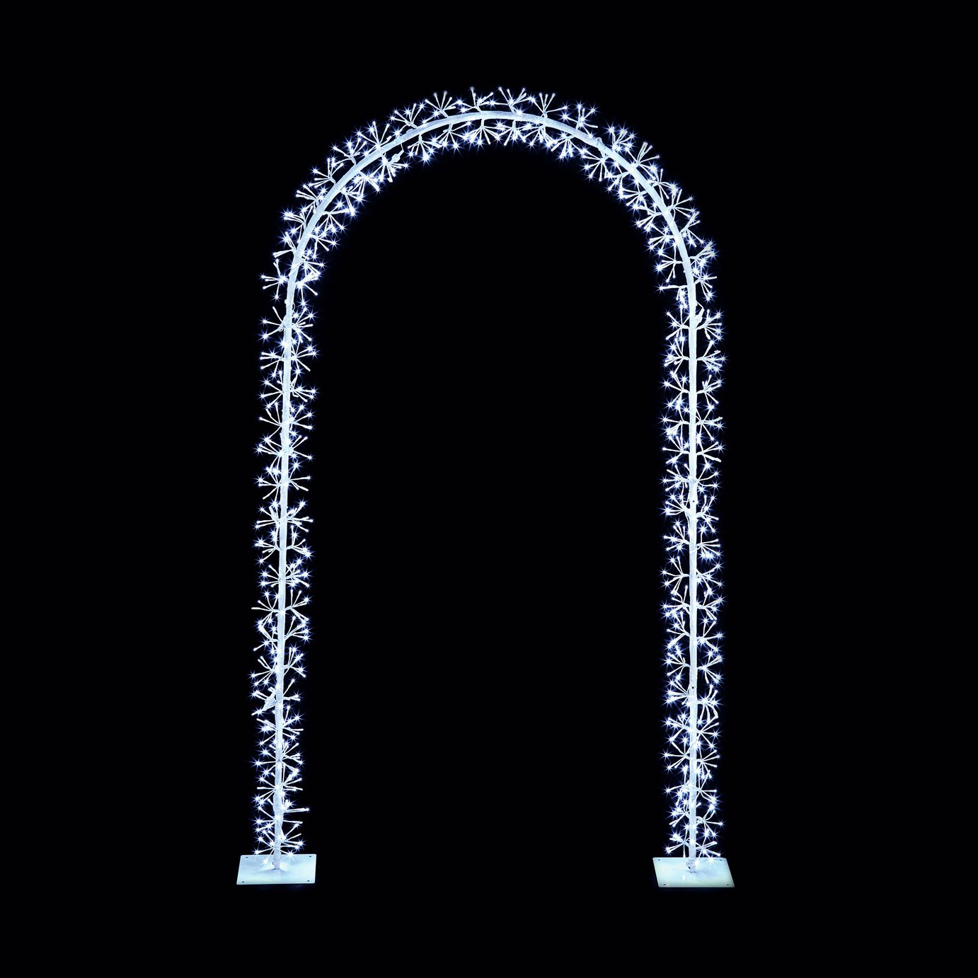 Premier Decorations White Arch Christmas Decoration
