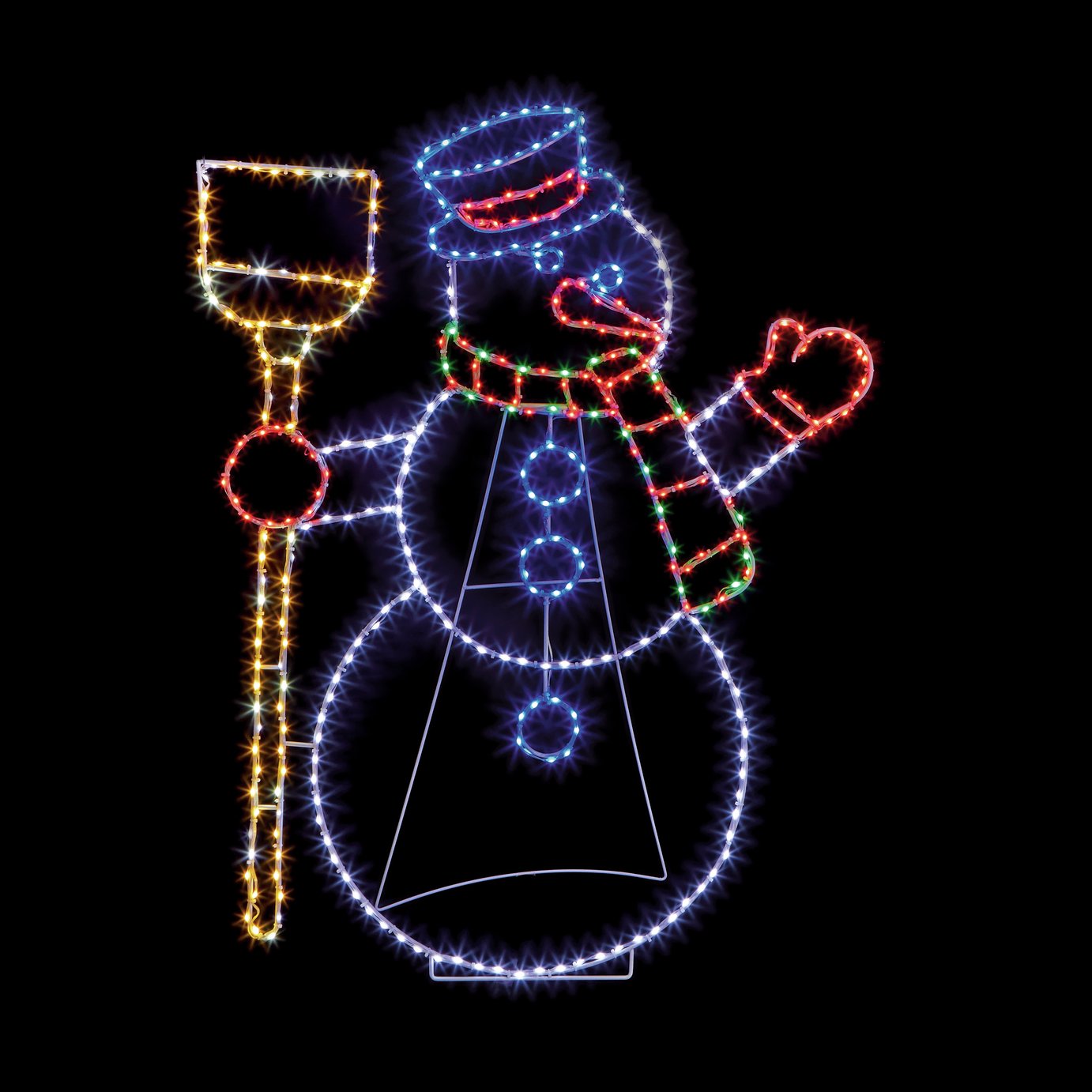 Premier Decorations Pre lit Christmas Snowman Decoration