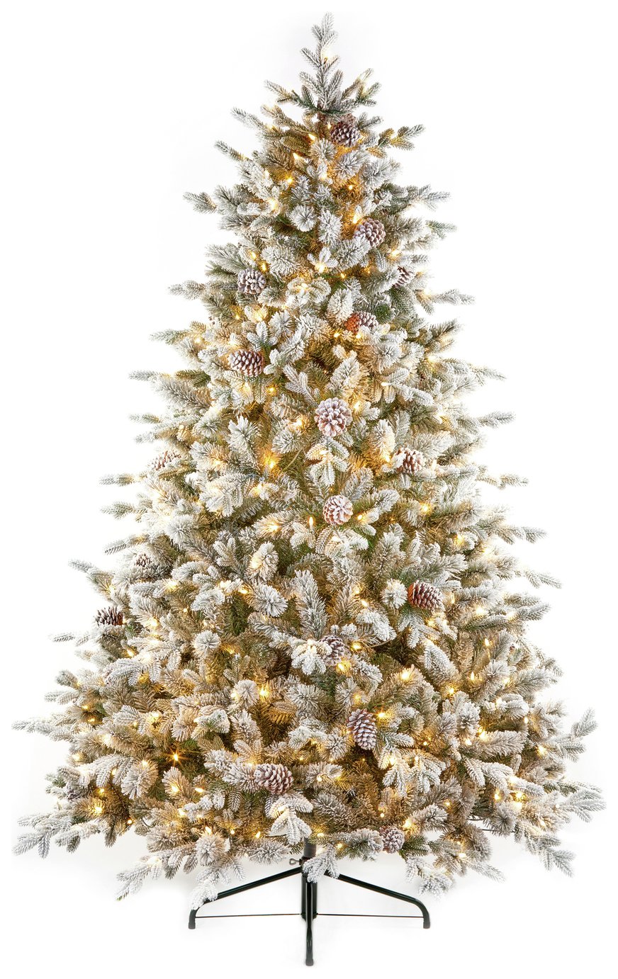 Premier Decorations 7ft Snowy Dorchester Christmas Tree