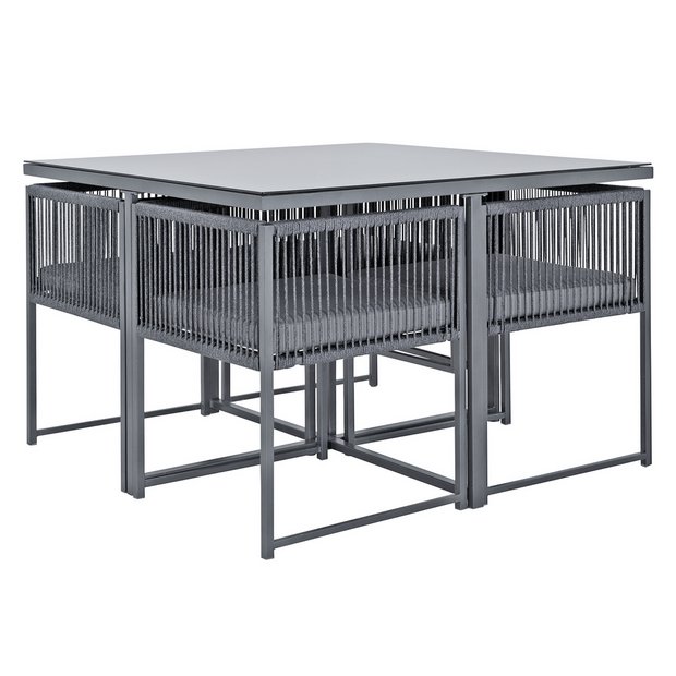 Argos grey best sale rattan garden furniture