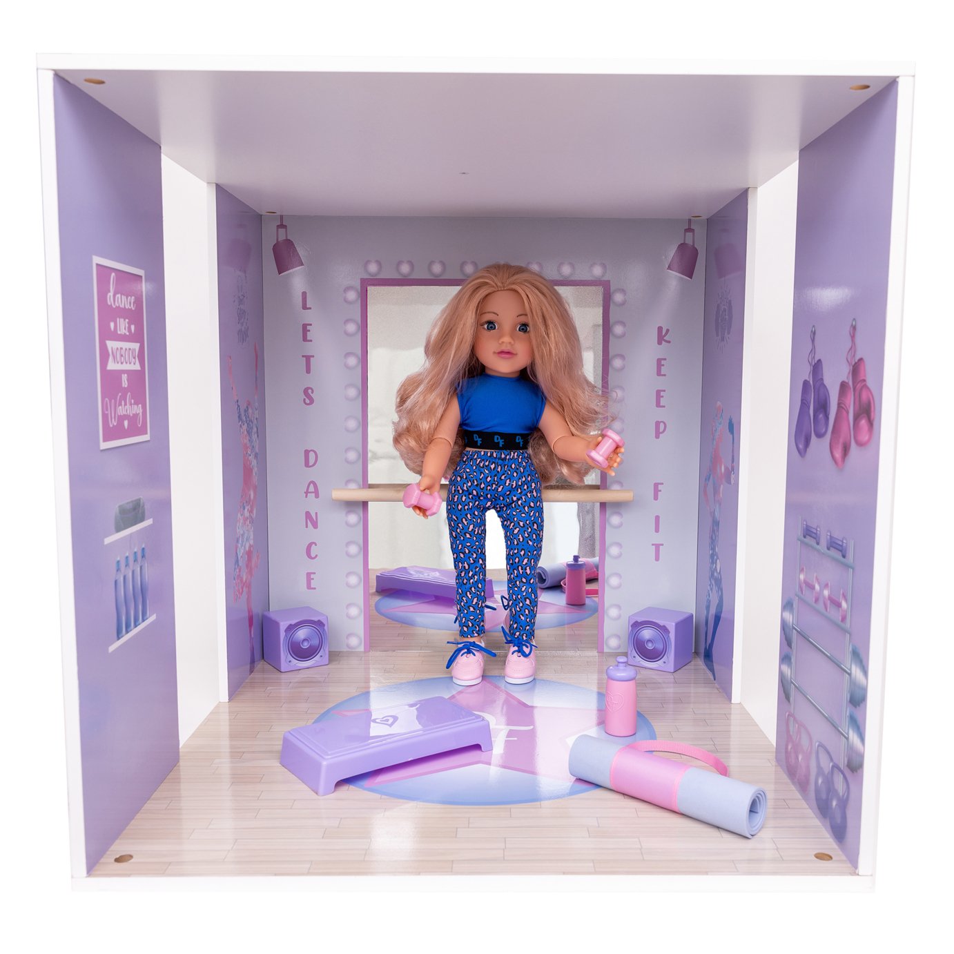 DesignaFriend Wooden Work Out Room