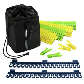 Argos Home Peg Bag with 80 Pegs and 2 Sock Clips
