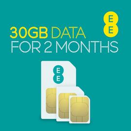 EE 30GB Pay As You Go Data Only Sim Card