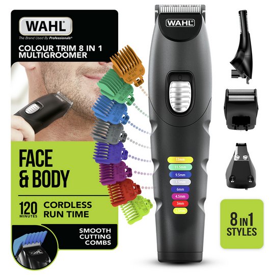 Wahl Colour Trim 8-in-1 Beard Trimmer Grooming Kit 9893-517X