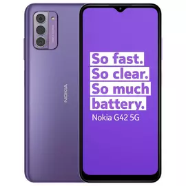 SIM Free Nokia G42 5G 128GB Mobile Phone - Purple