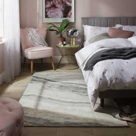 Habitat Glam Marble Finish Cut Pile Rug