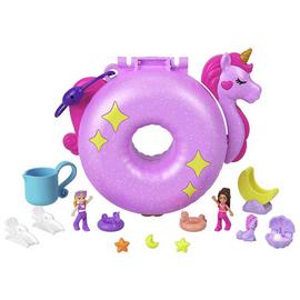 Polly Pocket Unicorn Floatie Compact Micro Doll Playset