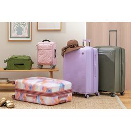 Buy IT Hard Expandable 8 Wheel Medium Suitcase Marble Effect