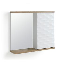 Habitat Zander Mirrored Cabinet - White