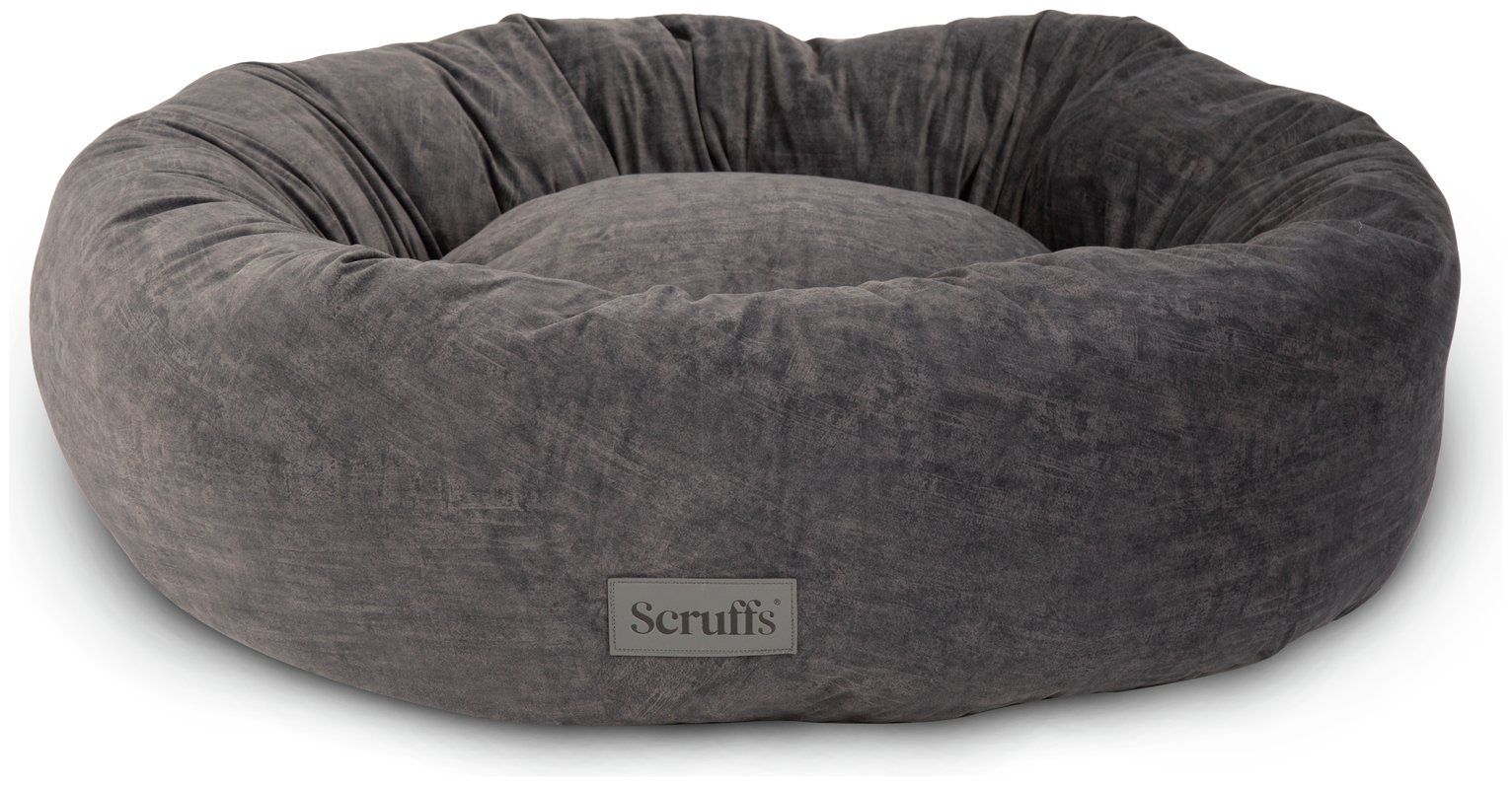 Scruffs Oslo Doughnut Grey Dog Bed