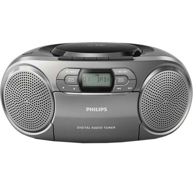 Buy Philips AZB600 Cassette Boombox - Black, CD players