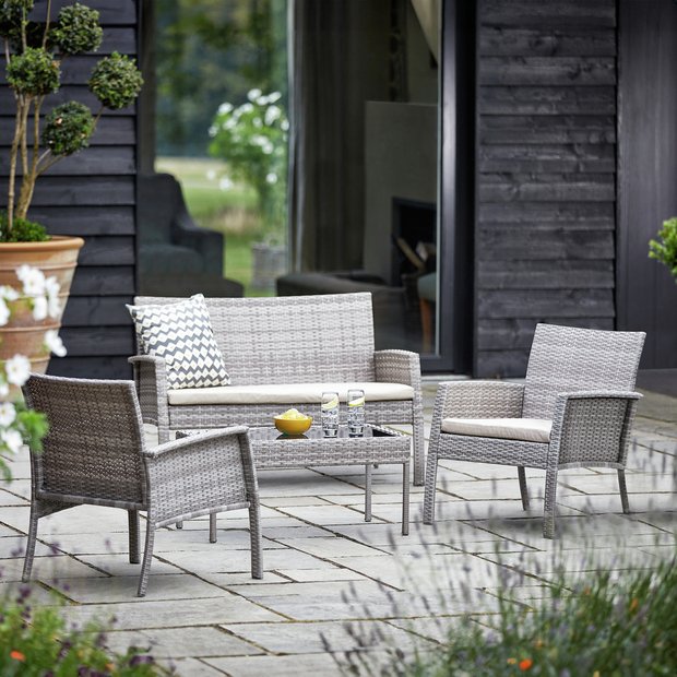 L shape garden on sale furniture argos