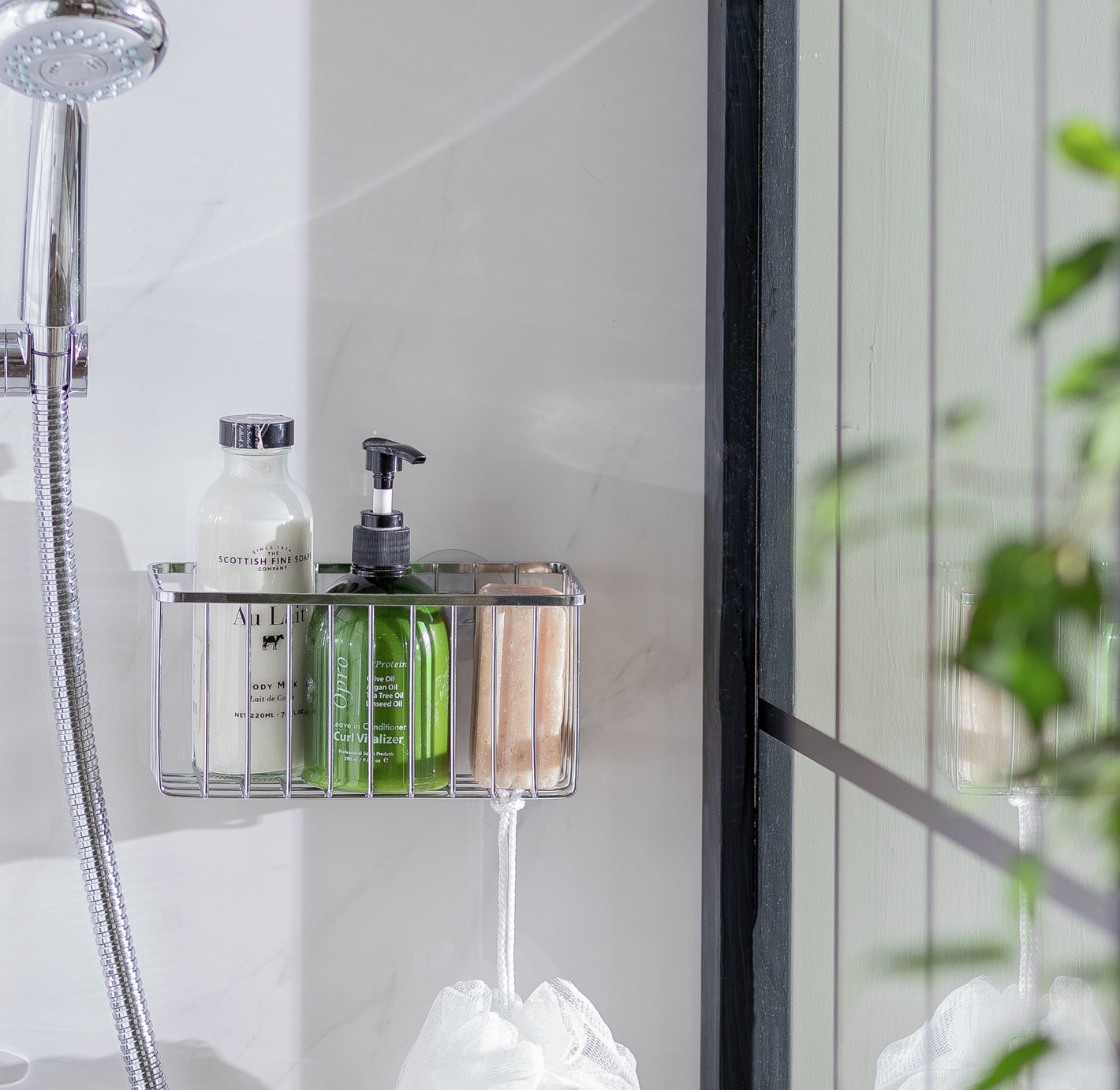  Home Metal Storage Basket - Silver