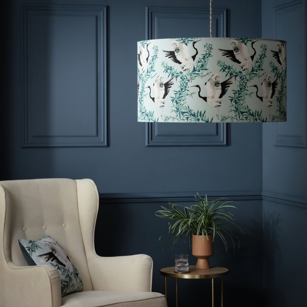 Teal lamp deals shade argos