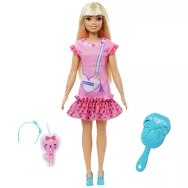 My First Barbie Malibu Soft Body Doll and Accessory - 35cm