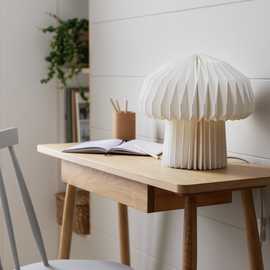 Habitat Origami Paper Table Lamp - White