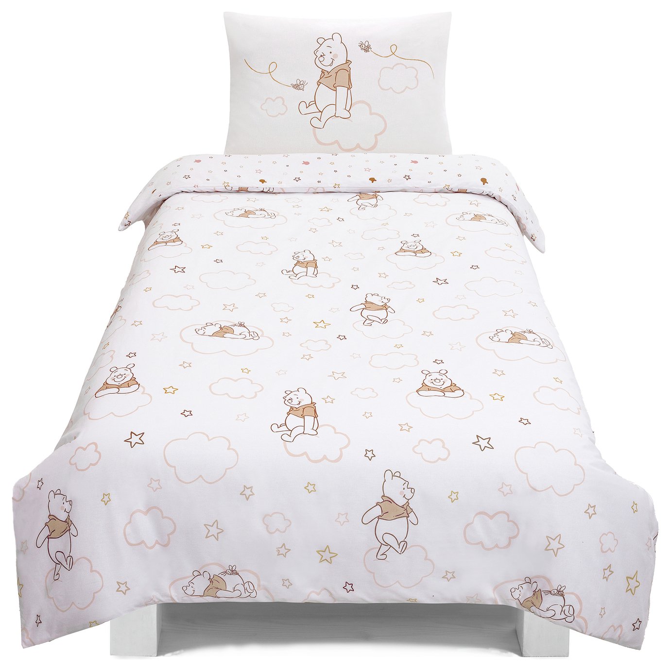 Disney Nursery Cotton Winnie the Pooh Bedding Set - Single
