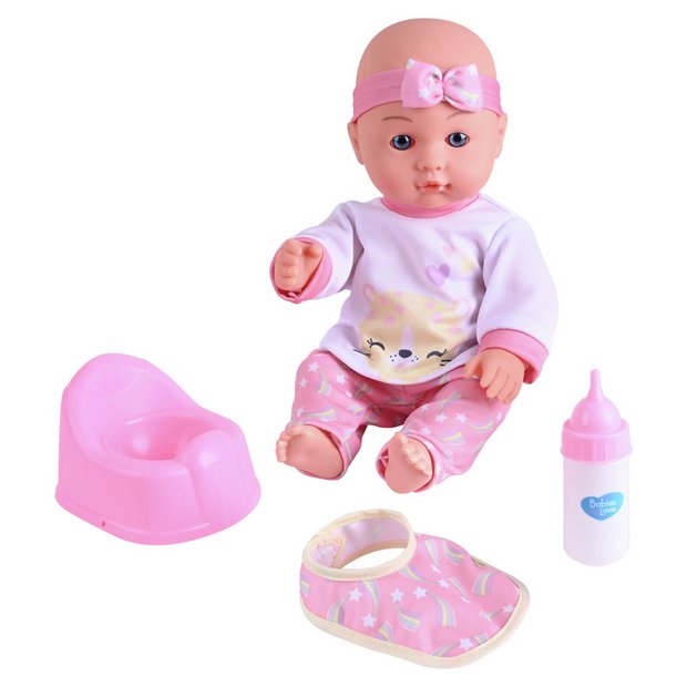 Chad valley babies to cheap love interactive isabella doll