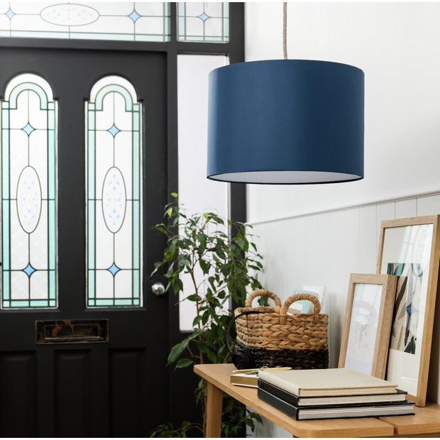 Navy lamp deals shade argos