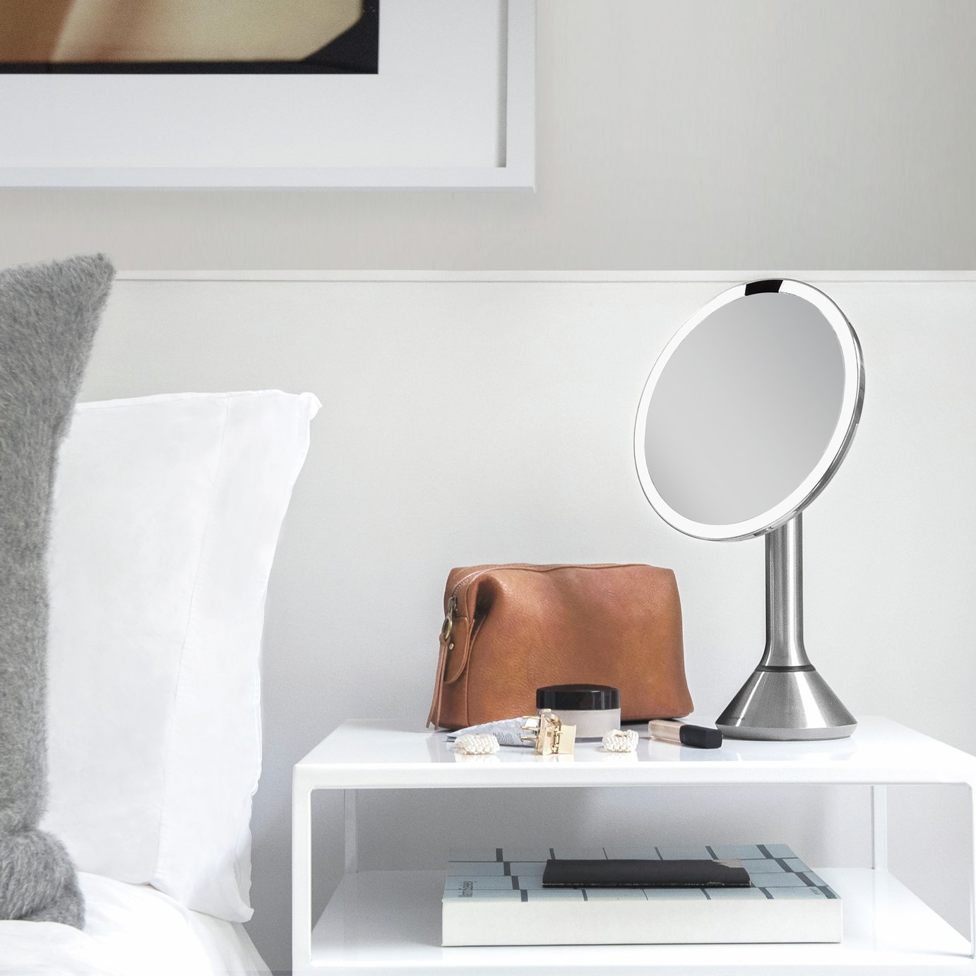 Simplehuman Beauty Sensor Mirror 5x Magnified - Brushed