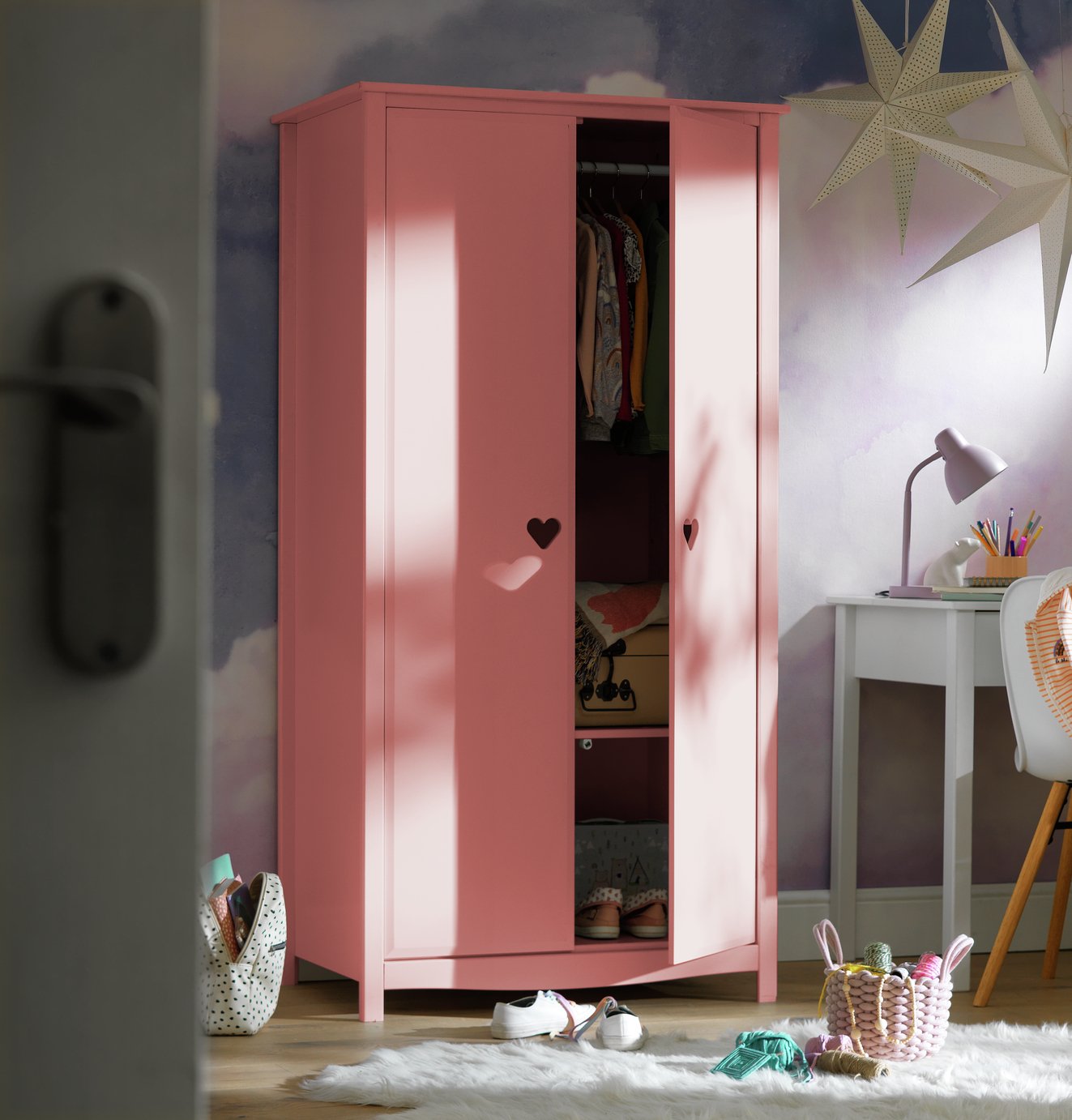 Argos Home Kids Mia 2 Door Wardrobe