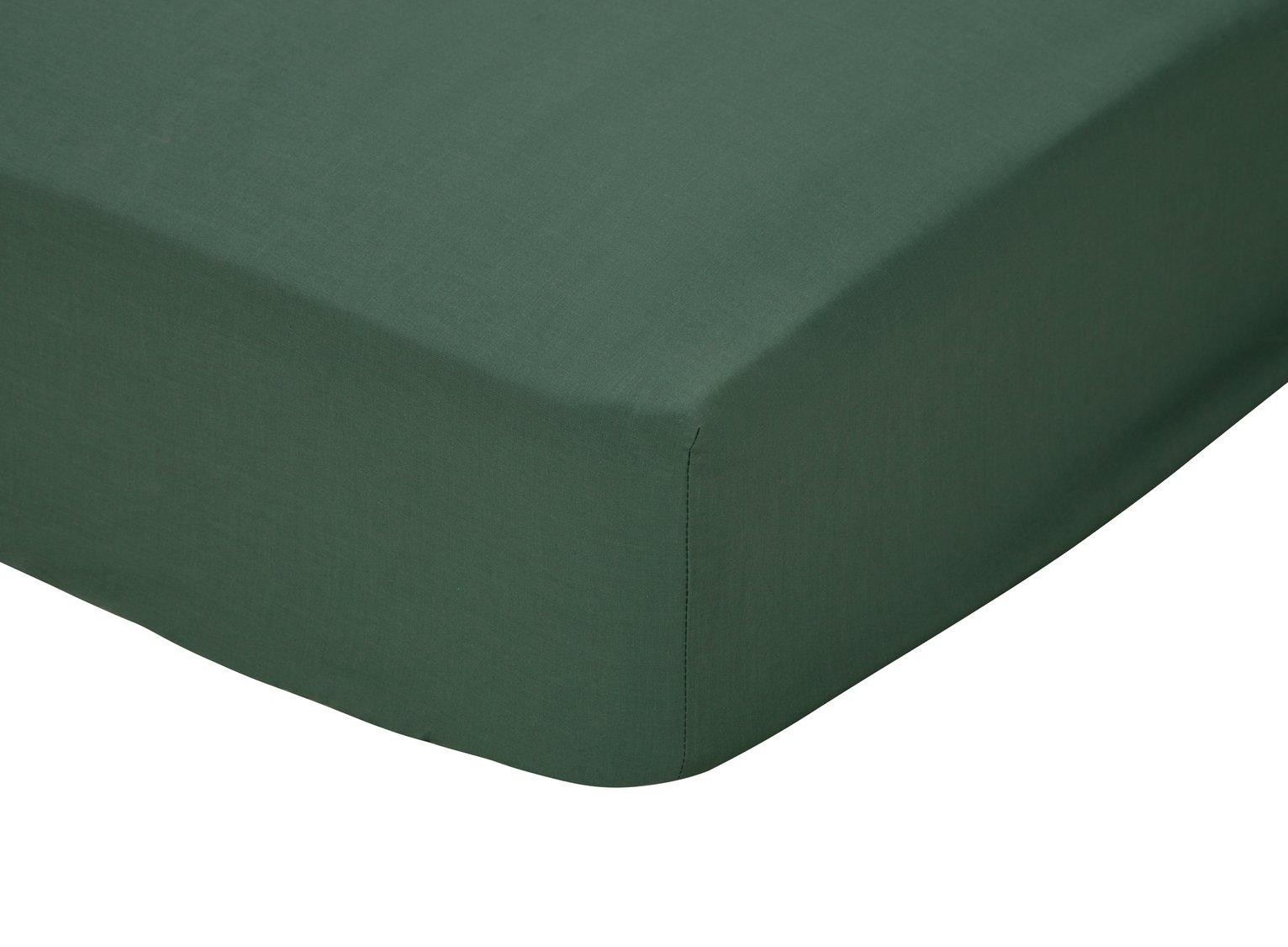 Habitat Cotton Rich Plain Fitted Sheet