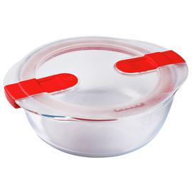Pyrex Cook & Heat Large Round 1L Dish With Lid